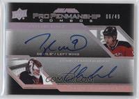 Taylor Hall, Cory Schneider #/49