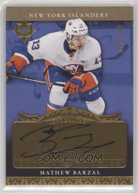 2016-17 Ultimate Collection - 2006-07 Retro Rookie Auto #RRA-MB - Tier 1 - Mathew Barzal /199