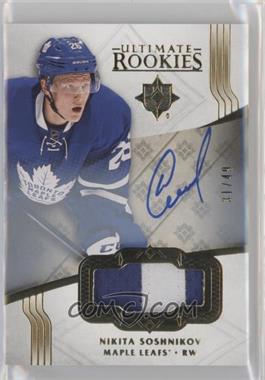 2016-17 Ultimate Collection - [Base] - Gold Autographs #133 - Ultimate Rookies Auto Patch - Nikita Soshnikov /49