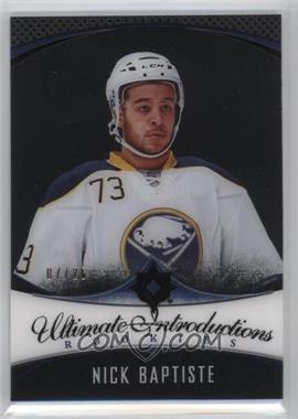 2016-17 Ultimate Collection - [Base] - Onyx Black #64 - Ultimate Introductions - Nick Baptiste /25