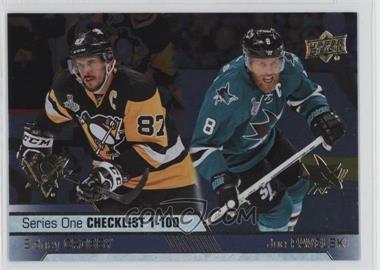 2016-17 Upper Deck - [Base] - Silver Foil #199 - Checklist - Sidney Crosby, Joe Pavelski