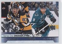 Checklist - Sidney Crosby, Joe Pavelski