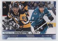 Checklist - Sidney Crosby, Joe Pavelski