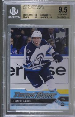 2016-17 Upper Deck - [Base] #451 - Young Guns - Patrik Laine [BGS 9.5 GEM MINT]