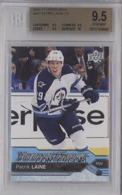 2016-17 Upper Deck - [Base] #451 - Young Guns - Patrik Laine [BGS 9.5 GEM MINT]