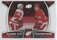 Niklas Kronwall, Dylan Larkin #/25