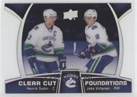 Henrik Sedin, Jake Virtanen #/25