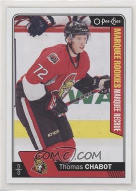 2016-17 Upper Deck - O-Pee-Chee Update #683 - Marquee Rookies - Thomas Chabot
