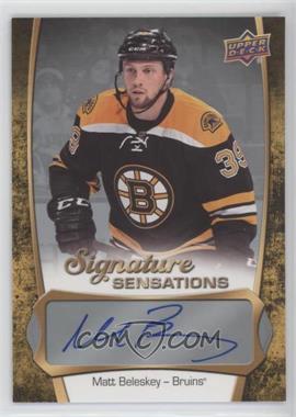 2016-17 Upper Deck - Signature Sensations #SS-MB - Matt Beleskey