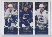 Ben Hutton, Jake Virtanen, Bo Horvat