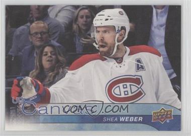 2016-17 Upper Deck - UD Canvas #C161 - Shea Weber