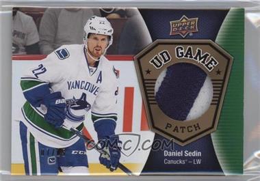 2016-17 Upper Deck - UD Game Jersey - Patch #GJ-DS - Daniel Sedin /15