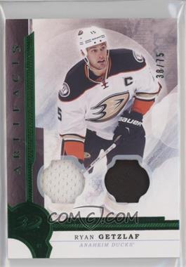 2016-17 Upper Deck Artifacts - [Base] - Emerald Dual Relics #99 - Ryan Getzlaf /75