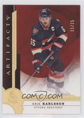 2016-17 Upper Deck Artifacts - [Base] - Gold Spectrum #117 - Stars - Erik Karlsson /25