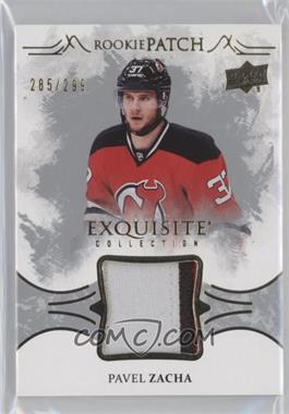 2016-17 Upper Deck Black Diamond - Exquisite Rookie Patch #RP-PZ - Pavel Zacha /299