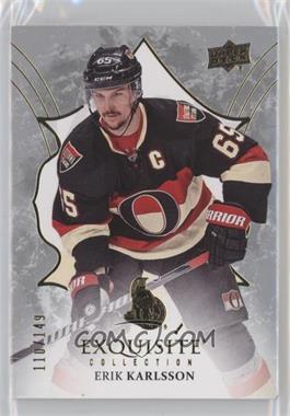 2016-17 Upper Deck Black Diamond - Exquisite #21 - Erik Karlsson /149