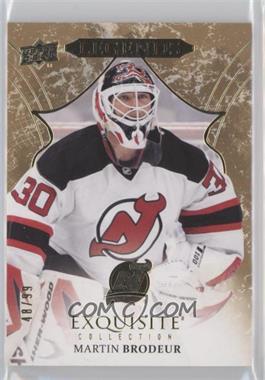 2016-17 Upper Deck Black Diamond - Exquisite #32 - UD Ice - Legends - Martin Brodeur /99