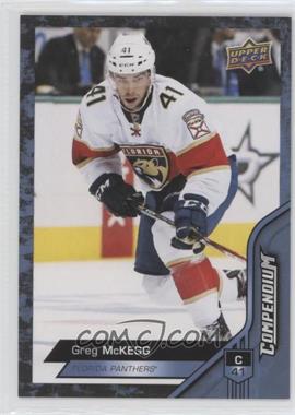 2016-17 Upper Deck Compendium - [Base] - Blue #412 - Greg McKegg