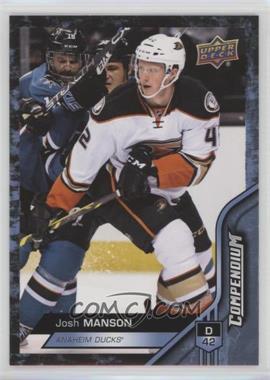 2016-17 Upper Deck Compendium - [Base] - Blue #7 - Josh Manson