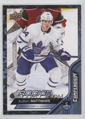 2016-17 Upper Deck Compendium - [Base] - Blue #900 - Rookies - Auston Matthews