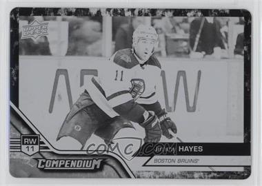 2016-17 Upper Deck Compendium - [Base] - Printing Plate Black #23 - Jimmy Hayes /1