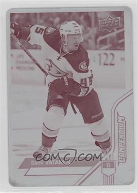 2016-17 Upper Deck Compendium - [Base] - Printing Plate Magenta #307 - Sami Vatanen /1