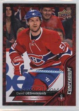 2016-17 Upper Deck Compendium - [Base] - Red #142 - David Desharnais