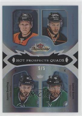 2016-17 Upper Deck Fleer Showcase - [Base] - White Hot #102 - Hot Prospects Quads - Ondrej Kase, Joseph Cramarossa, Justin Dowling, Gemel Smith /5