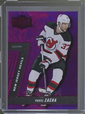 2016-17 Upper Deck Fleer Showcase - Metal Universe - Precious Metal Gems Purple #MU-37 - Pavel Zacha /5