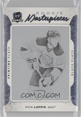2016-17 Upper Deck Ice - [Base] - The Cup Rookie Masterpieces Printing Plate Black Framed #ICE-125 - Ice Premieres - Nick Lappin /1
