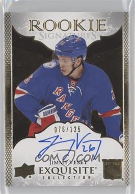 2016-17 Upper Deck Ice - Exquisite Rookie Signatures #ERS-JV - Jimmy Vesey /125