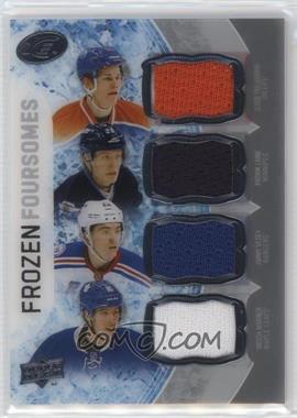 2016-17 Upper Deck Ice - Frozen Foursomes #F4-RC1 - Jesse Puljujarvi, Patrik Laine, Jimmy Vesey, Mitch Marner