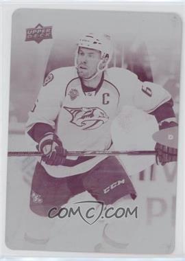 2016-17 Upper Deck MVP - [Base] - Printing Plate Magenta #258 - High Series - Shea Weber /1