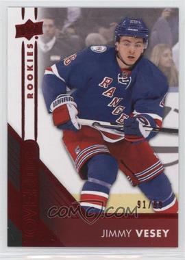 2016-17 Upper Deck Overtime - [Base] - Red Foil #169 - Rookies - Jimmy Vesey /99