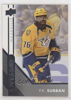 SP - Photo Variation - P.K. Subban (Yellow Jersey)