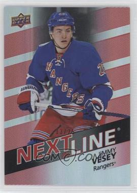 2016-17 Upper Deck Overtime - Next in Line - Red Rainbow #NL-4 - Jimmy Vesey /25
