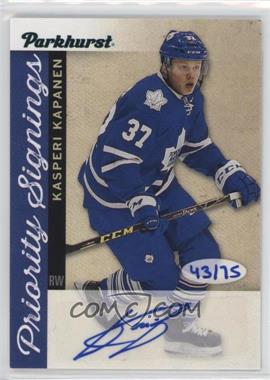 2016-17 Upper Deck Parkhurst - Priority Signings #PS-KK - Kasperi Kapanen /75