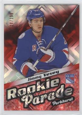 2016-17 Upper Deck Parkhurst - Rookie Parade - Red #RP24 - Jimmy Vesey /199