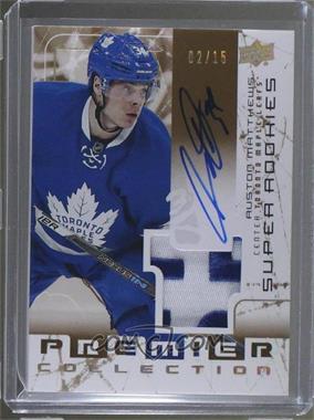 2016-17 Upper Deck Premier - 2003-04 Tribute Rookie Autograph Patch - Gold #SSR-AM - Auston Matthews /15