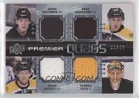 David Pastrnak, Brad Marchand, David Backes, Tuukka Rask #/49