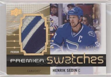 2016-17 Upper Deck Premier - Premier Swatches - Gold Patch #PS-HS - Henrik Sedin /25