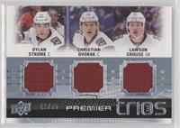 Dylan Strome, Christian Dvorak, Lawson Crouse #/75