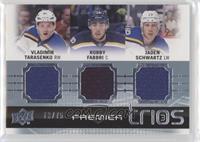 Vladimir Tarasenko, Robby Fabbri, Jaden Schwartz #/75