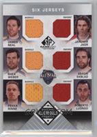 James Neal, Shea Weber, Pekka Rinne, Jaromir Jagr, Aaron Ekblad, Roberto Luongo