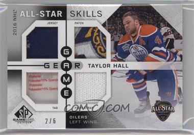 2016-17 Upper Deck SP Game Used - 2016 All-Star Skills Game Gear #ASGG-TH - Taylor Hall /6