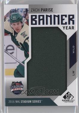 2016-17 Upper Deck SP Game Used - Banner Year Stadium Series 2016 #BSS-ZP - Chi vs Min - Zach Parise