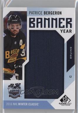 2016-17 Upper Deck SP Game Used - Banner Year Winter Classic #BWC-PB - 2016 - Patrice Bergeron