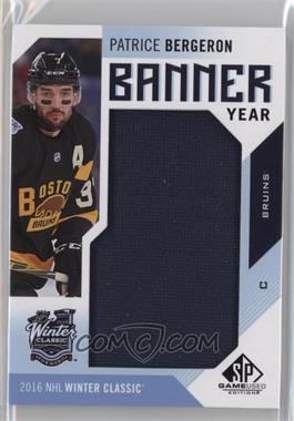 2016-17 Upper Deck SP Game Used - Banner Year Winter Classic #BWC-PB - 2016 - Patrice Bergeron