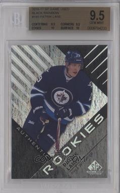 2016-17 Upper Deck SP Game Used - [Base] - Black Rainbow #185 - Authentic Rookies - Patrik Laine [BGS 9.5 GEM MINT]