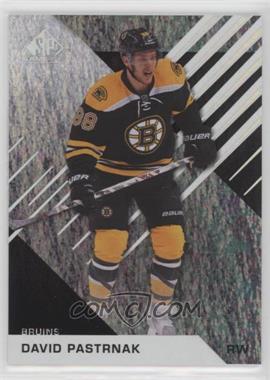 2016-17 Upper Deck SP Game Used - [Base] - Black Rainbow #7 - David Pastrnak